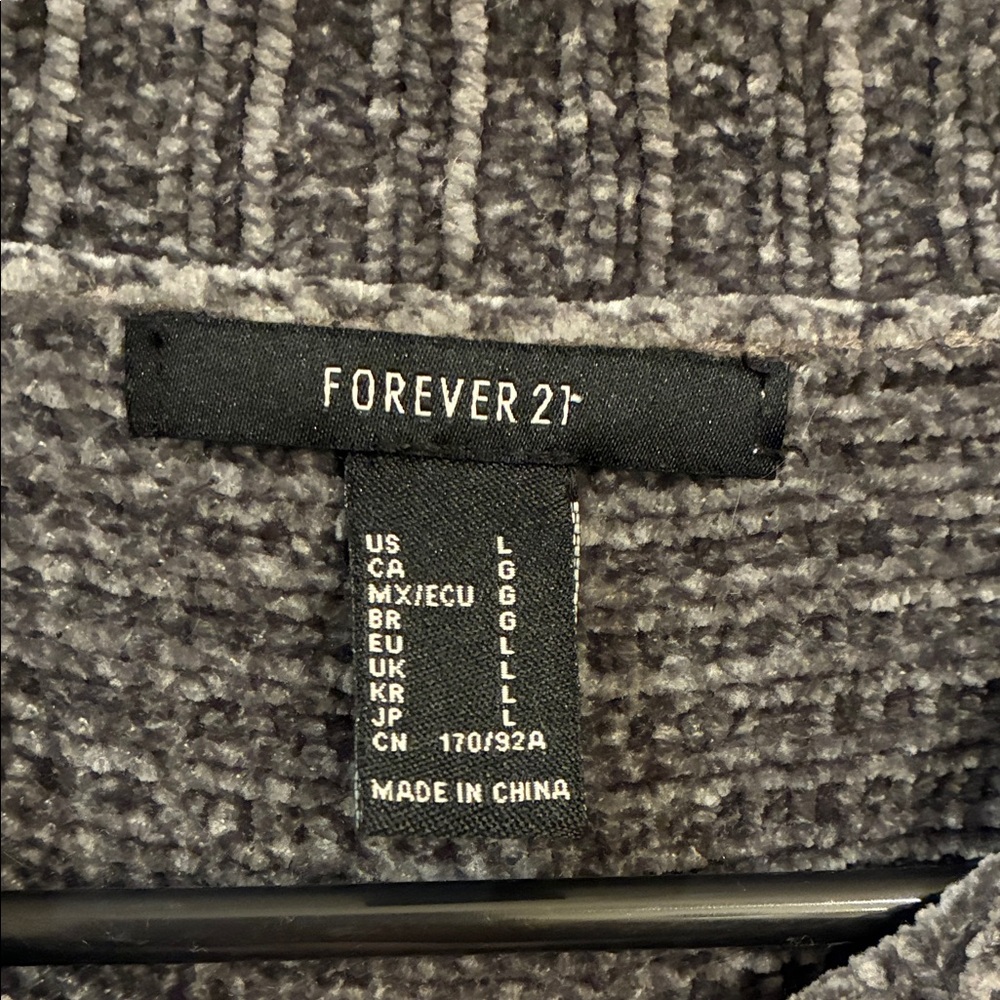Cozy Green/Gray Sweater - Picture 2 of 4